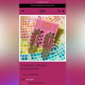 Feed Me Gems Hair Candy by Han Classic Pearl Rainbows